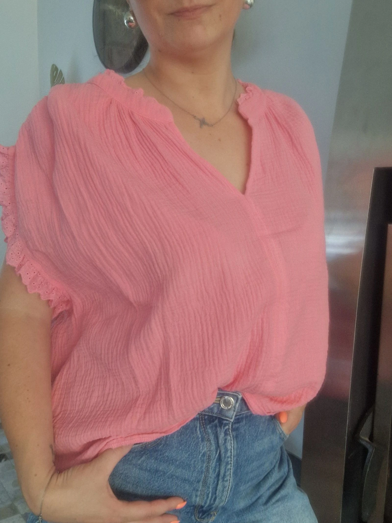 ✨ 🌸 Blusa KILKY rosa tamanho P 🌸 – photo 6
